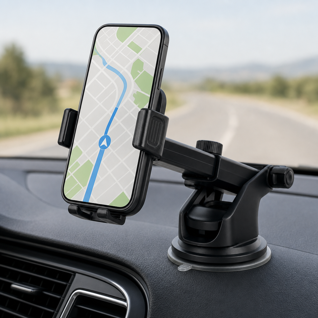 96 Pieces Phone Holder Mount for Car, Auto-Lock Telescopic Suction Mount for Dashboard or Windshield, 360° Rotation