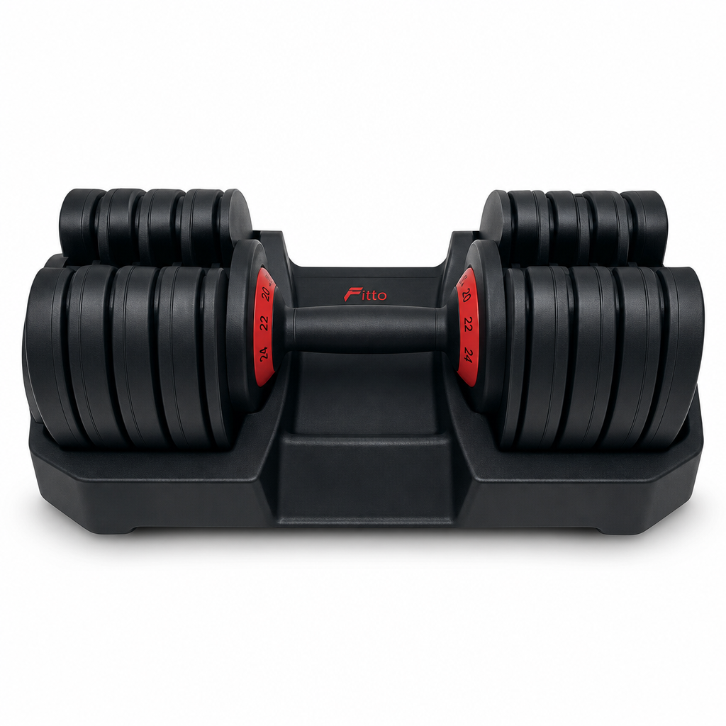 48 Pieces Adjustable Dumbbells for Home Strength Training, 12 kg