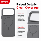 120 Pieces Silicone Magnetic Phone Cases with Raised Camera Protection for Pro Smartphone, Gray
