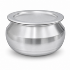 96 Pieces Anodised Aluminium Biryani Stockpot with Lid, 14 in