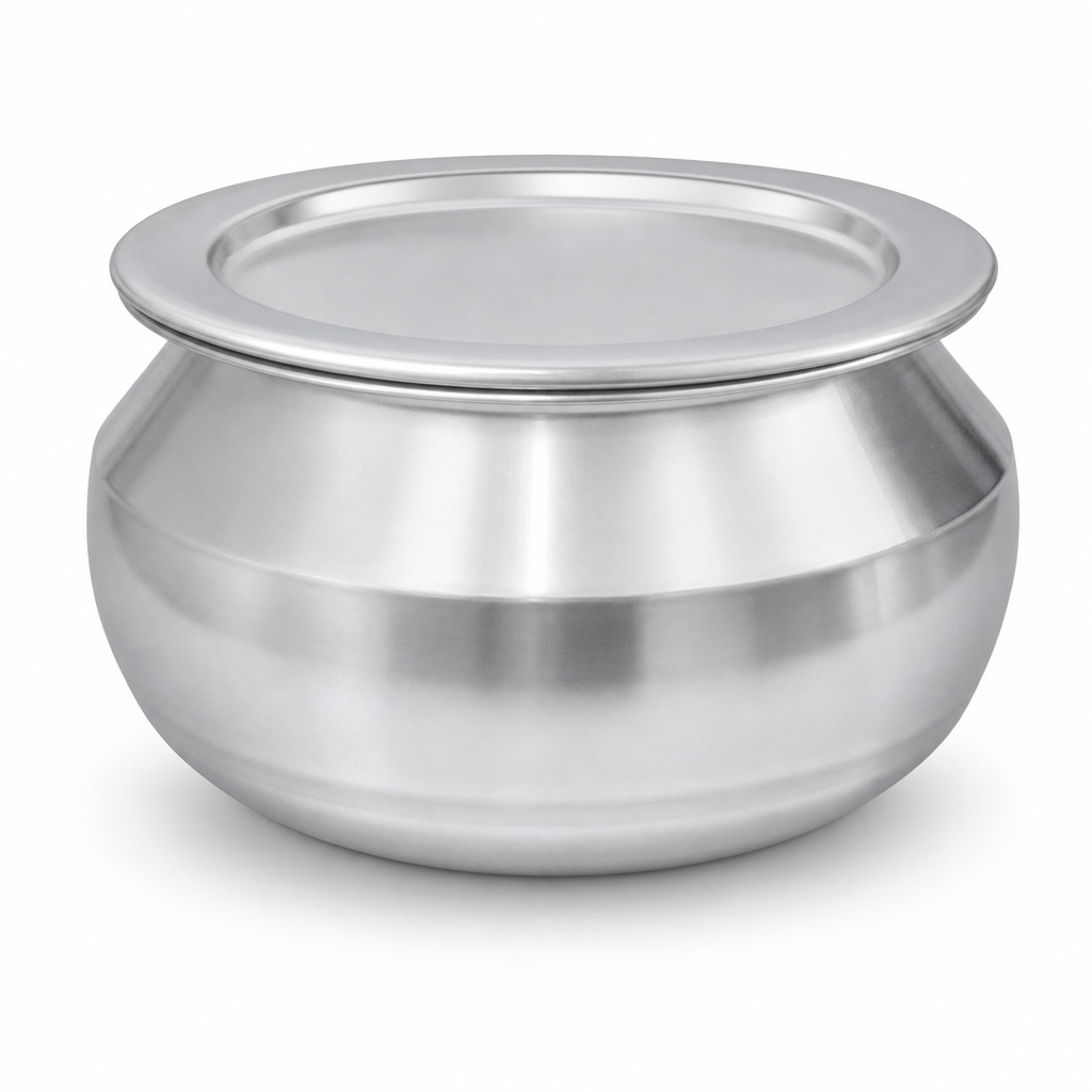 96 Pieces Anodised Aluminium Biryani Stockpot with Lid, 14 in