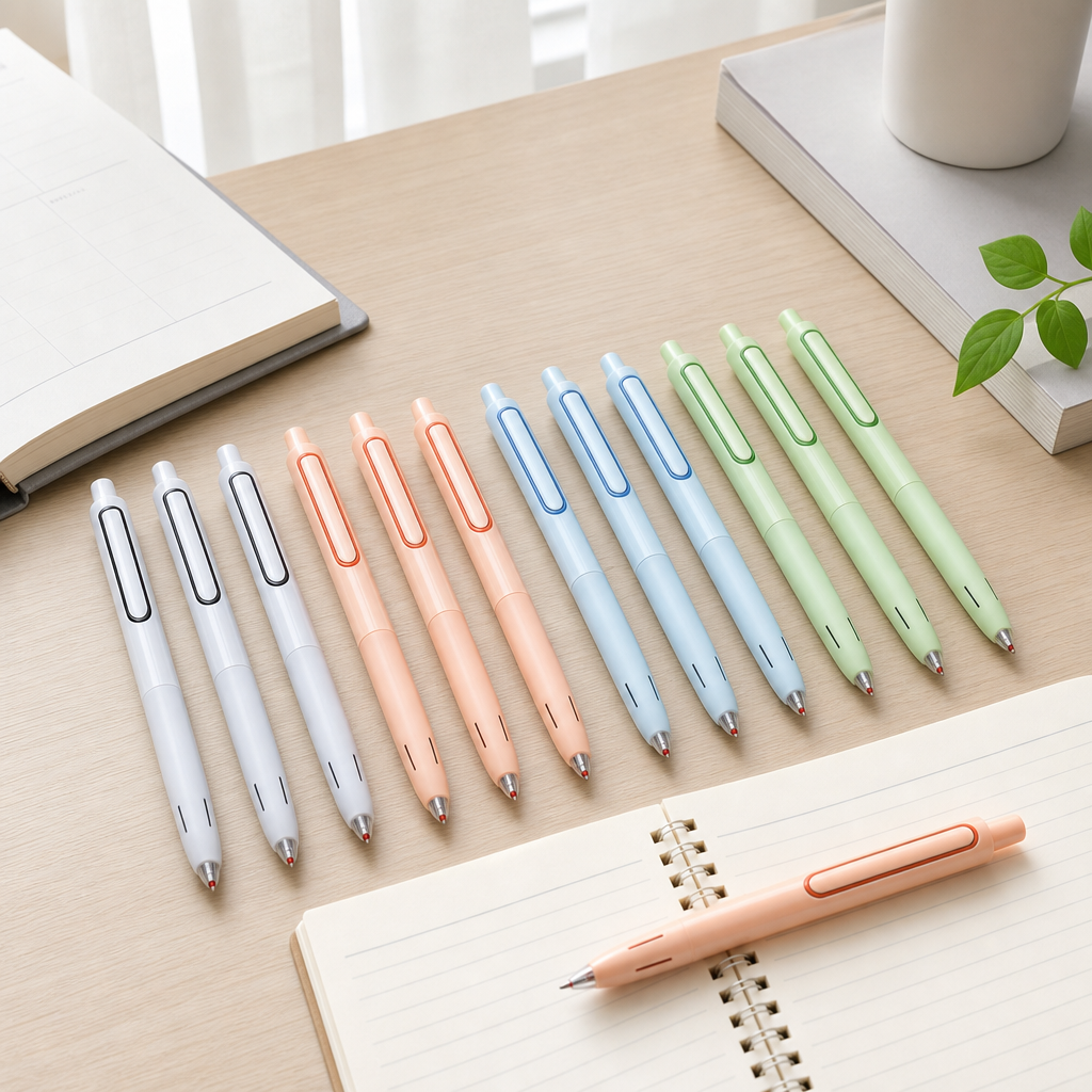 72 Pieces Gel Pens, 0.7 mm, 12 Pieces