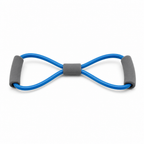 96 Pieces Resistance Bands with Foam Handles, Large Blue