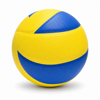 72 Pieces Soft Touch Volleyball, Yellow and Blue, 22 cm