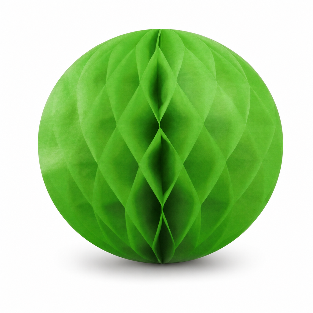 240 Pieces Green Paper Honeycomb Ball Decoration, 30 cm, 1 Piece