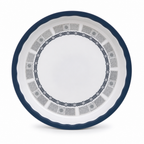 96 Pieces Melamine Round Wavy Serving Trays, 40 cm