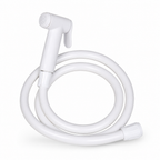96 Pieces PVC Shattaf Handheld Bidet Spray with Flexible Hose, 120 cm, White, 1 Piece