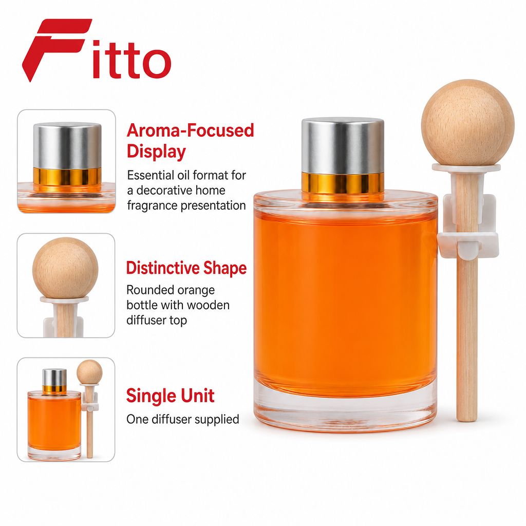 72 Pieces Aroma Diffuser with Essential Oil, Orange, Single Piece