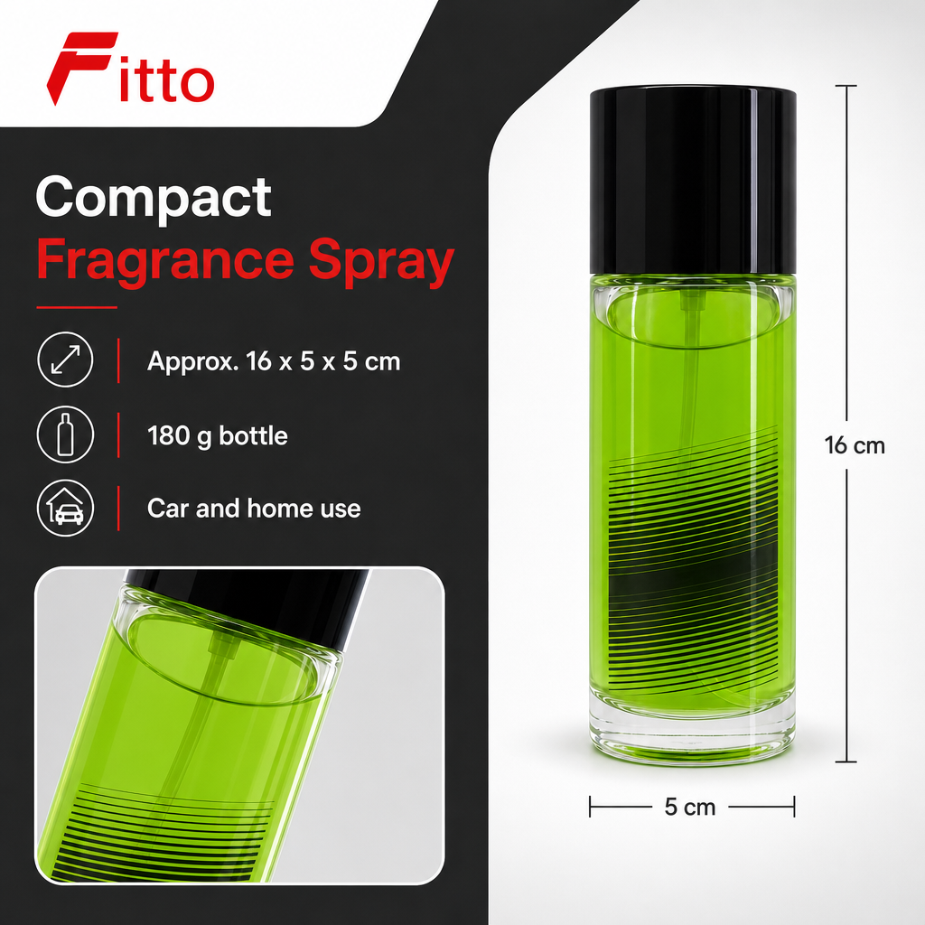 96 Pieces Car & Home Air Freshener Spray, Green, 180 g Bottle