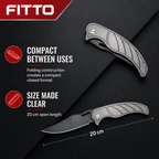 120 Pieces Folding Pocket Knives, 20 cm Open Length, Black and Silver, 1 Piece