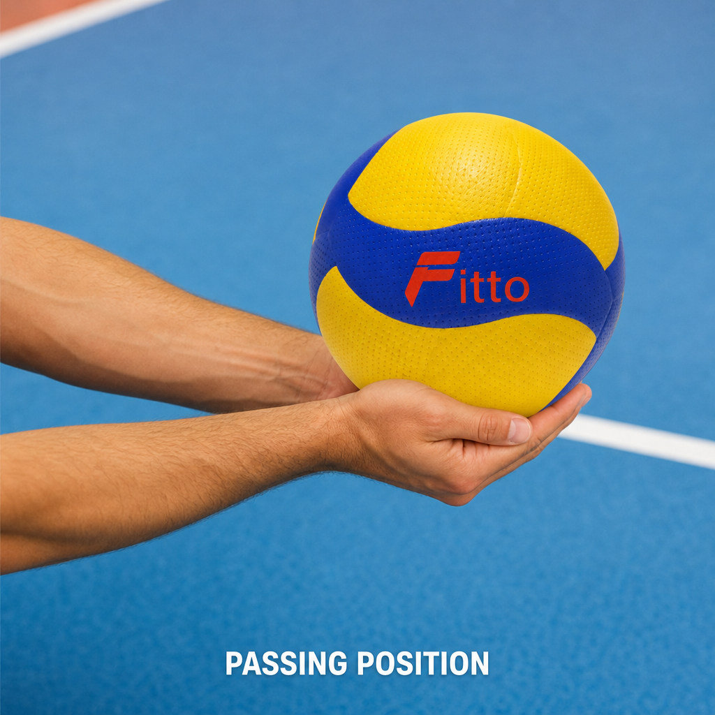 96 Pieces Volleyball, Hard Touch, Yellow and Blue, 21 cm