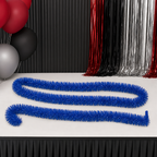 120 Pieces Blue Tinsel Decoration, 5 cm x 12 m, 2 Pieces