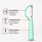 240 Pieces Y-Shaped Vegetable Peeler, Mint Green, Single Piece