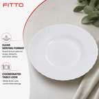 120 Pieces Soup Plate, 8 Inch, Round White Tablewares