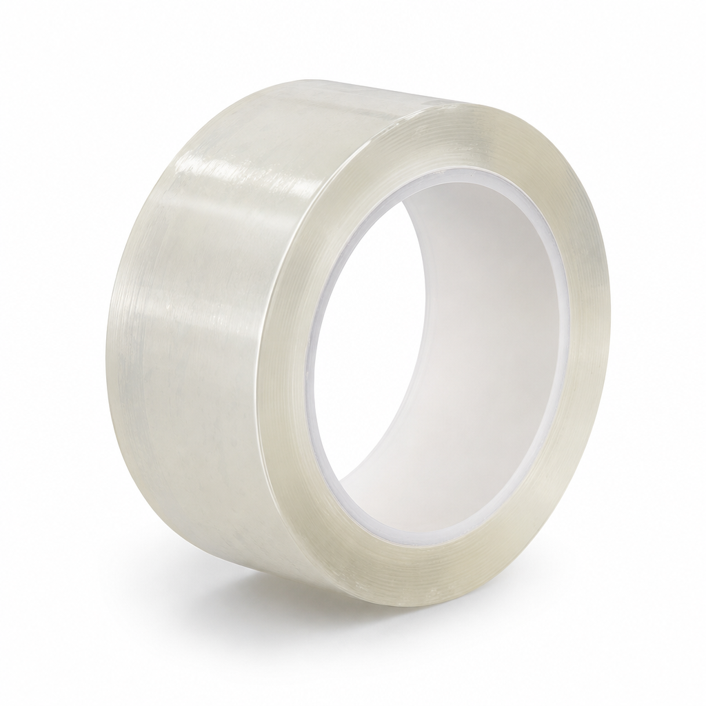 240 Pieces Crystal Clear Self-Adhesive Tapes, 48 mm x 50 yd Roll for Home, Office and Packing Use, 1 Roll
