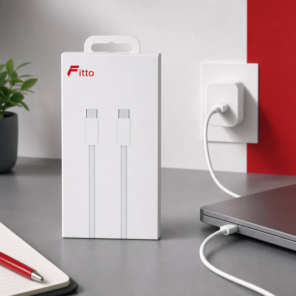 120 Pieces USB-C to USB-C Charging Cables, 60W, 1 m