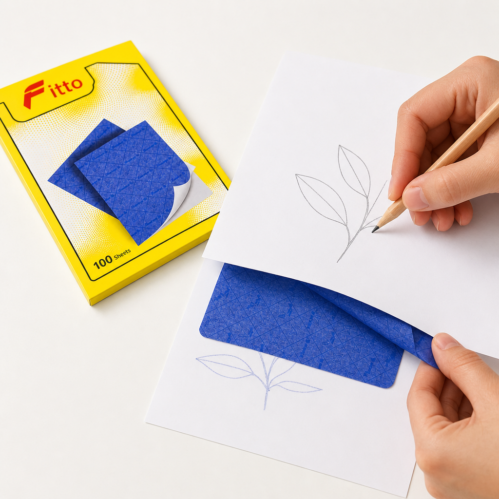 120 Pieces Blue Carbon Paper, 70 x 28 cm, 100 Sheets for Drawing, Tracing and Design Transfer