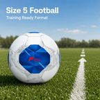 72 Pieces Football Size 5, Geometric Panel Design, Single Sports Ball for Training and Match Play