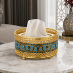 96 Pieces Decorative Tissue Box Holder, Ornate Gold Design, 1 Piece