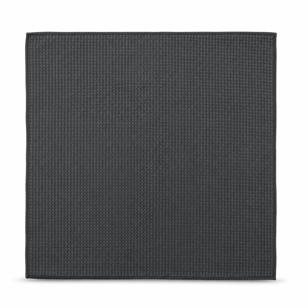 120 Pieces Waffle-Weave Microfiber Cleaning Cloth, 40 x 40 cm, Grey, 1 Piece