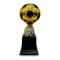 72 Pieces Plastic Football Trophy 18 cm Black and Gold Award Cup for Sports Recognition