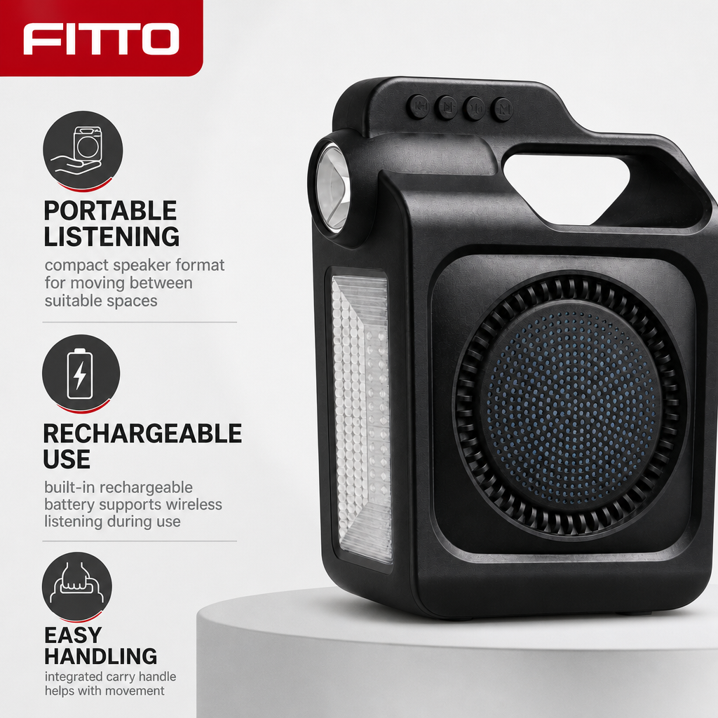 72 Pieces Portable Wireless Bluetooth Speaker with Rechargeable Battery, 1 Piece