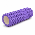 72 Pieces Textured Foam Yoga Roller, 44 cm, Purple, Single Roller for Warm-Ups, Stretching and Mobility
