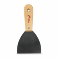 120 Pieces 4 Inch Putty Knife Paint Scraper with Wooden Handle, Natural Wood and Black, 1 Piece