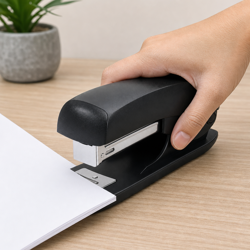 96 Pieces Black Heavy-Duty Staplers, 50 mm, 25-Sheet Capacity, for 24/6 and 26/6 Staples, 1 Piece