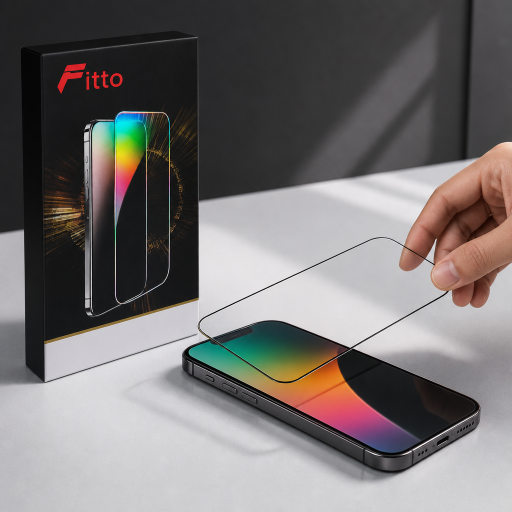 96 Pieces 5D Tempered Glass Screen Protectors for 15 Plus Smartphone, ESD Anti-Static, 1 Pack