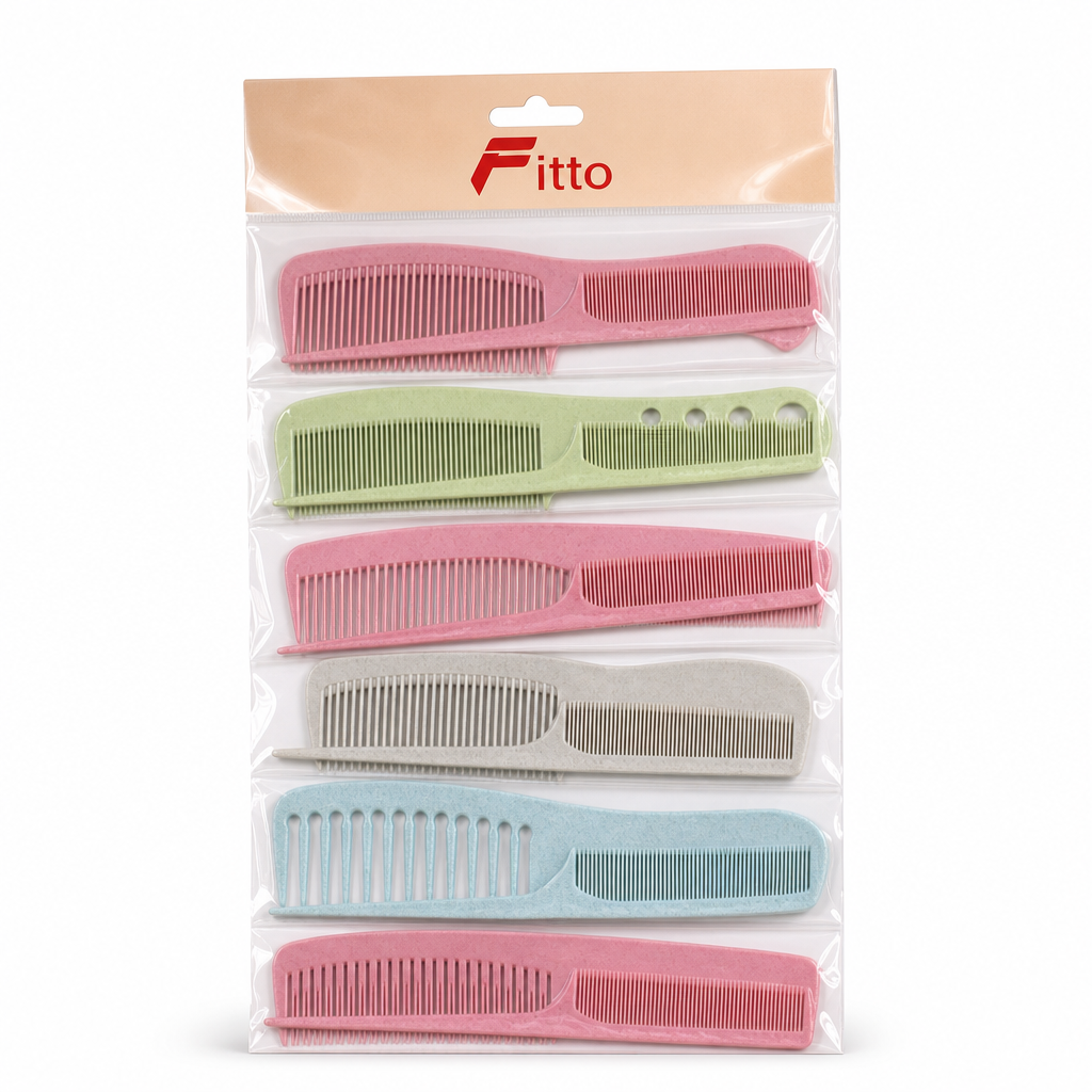 96 Pieces Hair Combs Set, Pastel Colours, 12-Piece Assorted Collection for Styling and Grooming