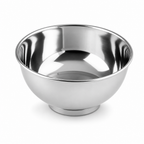 120 Pieces Stainless Steel Deep Footed Bowl, 10 cm, Silver