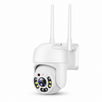 60 Pieces White Wi-Fi Smart Security Cameras with Dual Antennas, 1 Piece