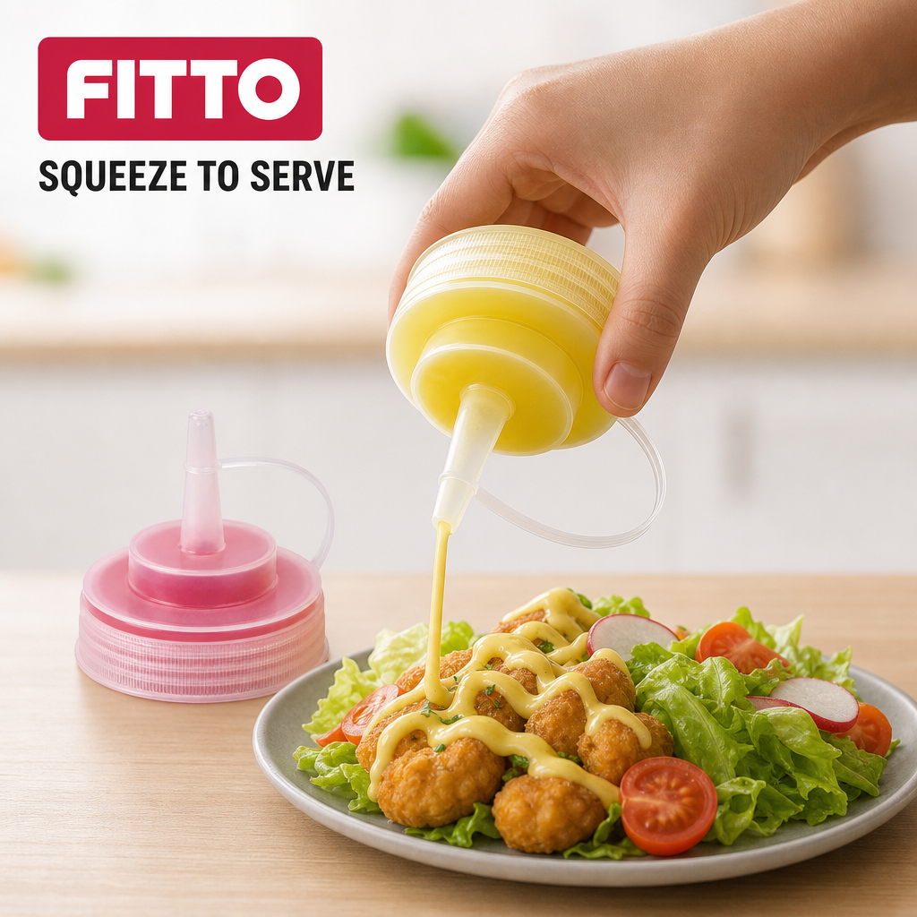 120 Pieces Squeeze Condiment Bottles, Pink and Yellow, 2-Piece Set for Sauces and Dressings