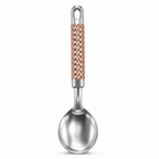 120 Pieces Stainless Steel Serving Spoon with Decorative Metal Handle, 28 cm, 1 Piece