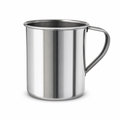 120 Pieces Stainless Steel Mug With Handle, Silver, 1 Piece, 14 x 12 x 10 cm