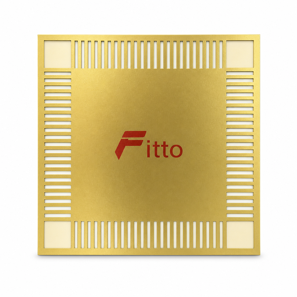 240 Pieces Gold-Tone Square PVC Table Mat, 38 x 38 cm, 1 Piece