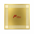 240 Pieces Gold-Tone Square PVC Table Mat, 38 x 38 cm, 1 Piece