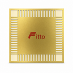 240 Pieces Gold-Tone Square PVC Table Mat, 38 x 38 cm, 1 Piece