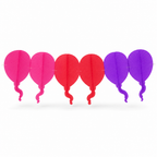 240 Pieces Paper Garland Decoration, Multicolour Balloon Design, 3 m, 1 Piece