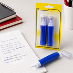 144 Pieces Correction Fluid Pens, 2 Pieces, Blue and White, 12 ml Each