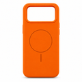 120 Pieces Silicone Magnetic Phone Cases with Raised Camera Protection, Orange, Single Case