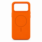 120 Pieces Silicone Magnetic Phone Cases with Raised Camera Protection, Orange, Single Case
