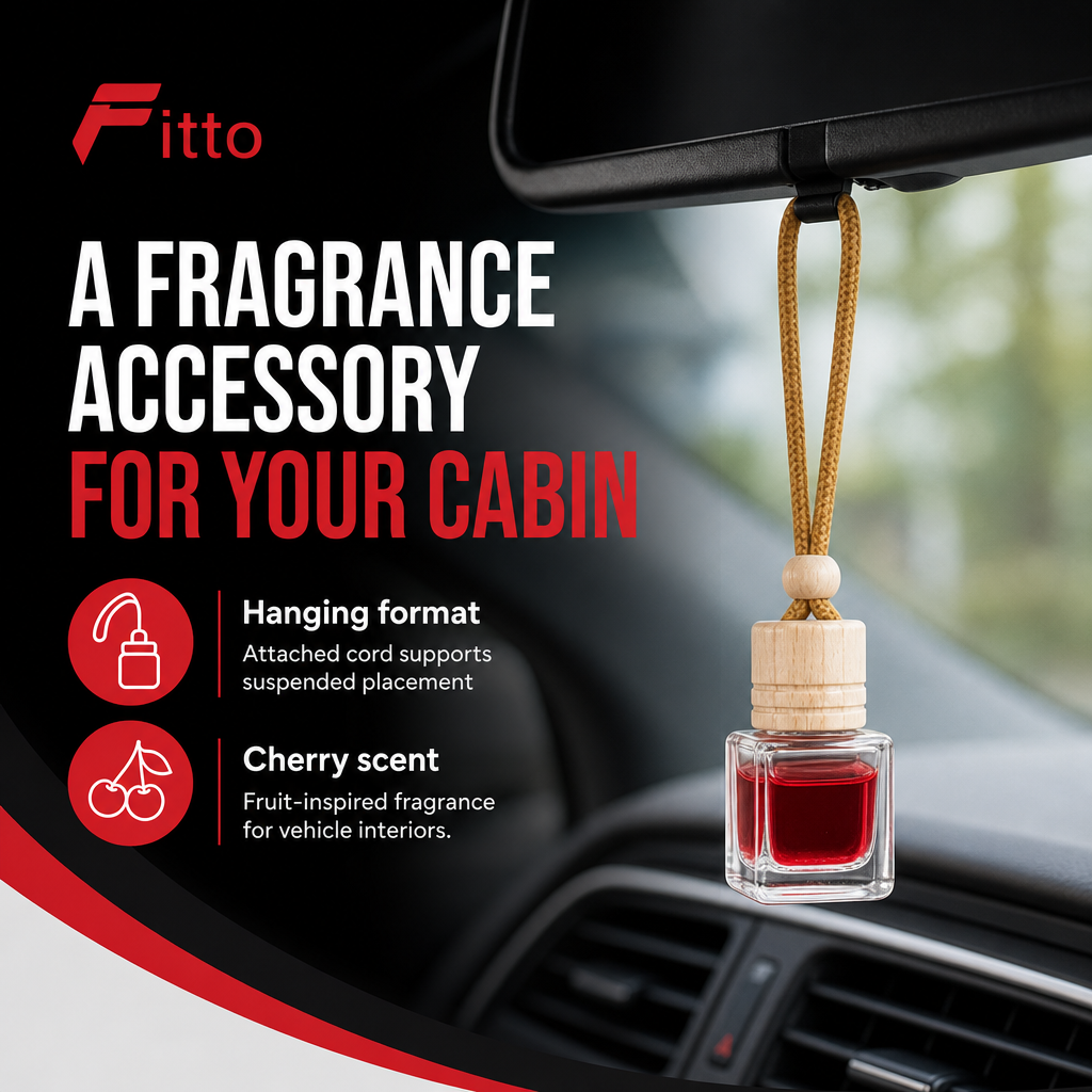 96 Pieces Hanging Bottle Car Air Fresheners, Cherry Scent, Single Unit