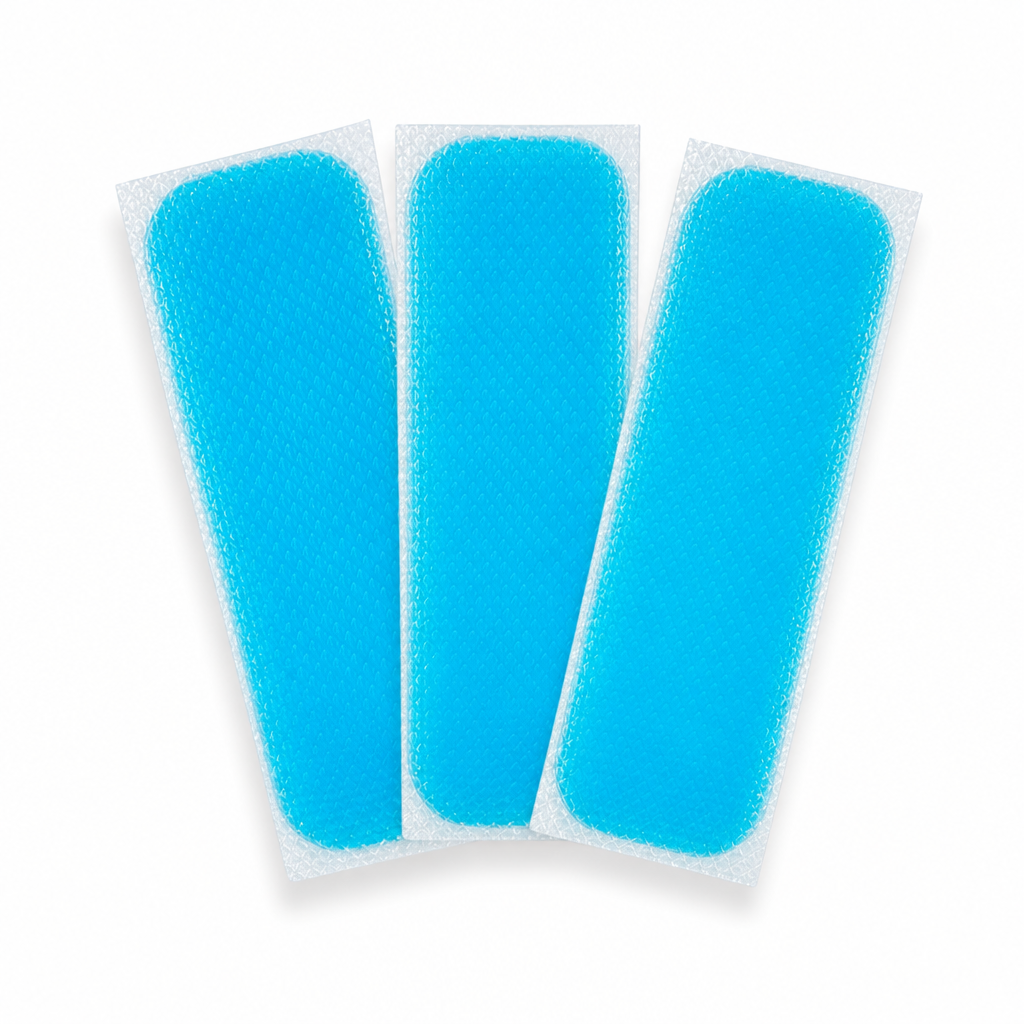144 Pieces Cooling Patches, Blue, 4 × 11 cm, 3 Pieces