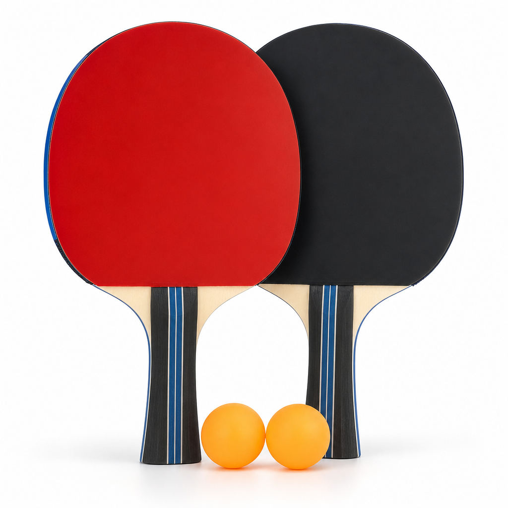72 Pieces Table Tennis Set with 2 Rackets and 2 Balls, Compact Recreational Sports Equipments Set