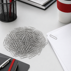240 Pieces Paper Clips, 50 mm Silver Office Clips, 100 Pieces for Filing Documents and Organizing Loose Sheets
