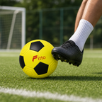 72 Pieces Football Size 5, Classic Colour Panel Design, Single Ball for Practice and Recreational Play
