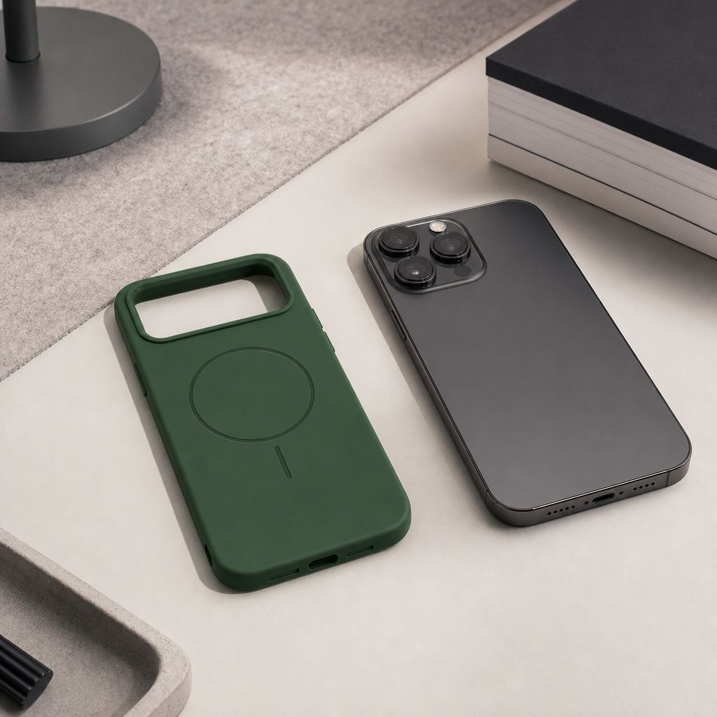120 Pieces Silicone Magnetic Phone Cases with Raised Camera Protection for 13 Pro Max, Green
