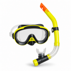 72 Pieces Swimming Mask and Snorkel Set, Yellow